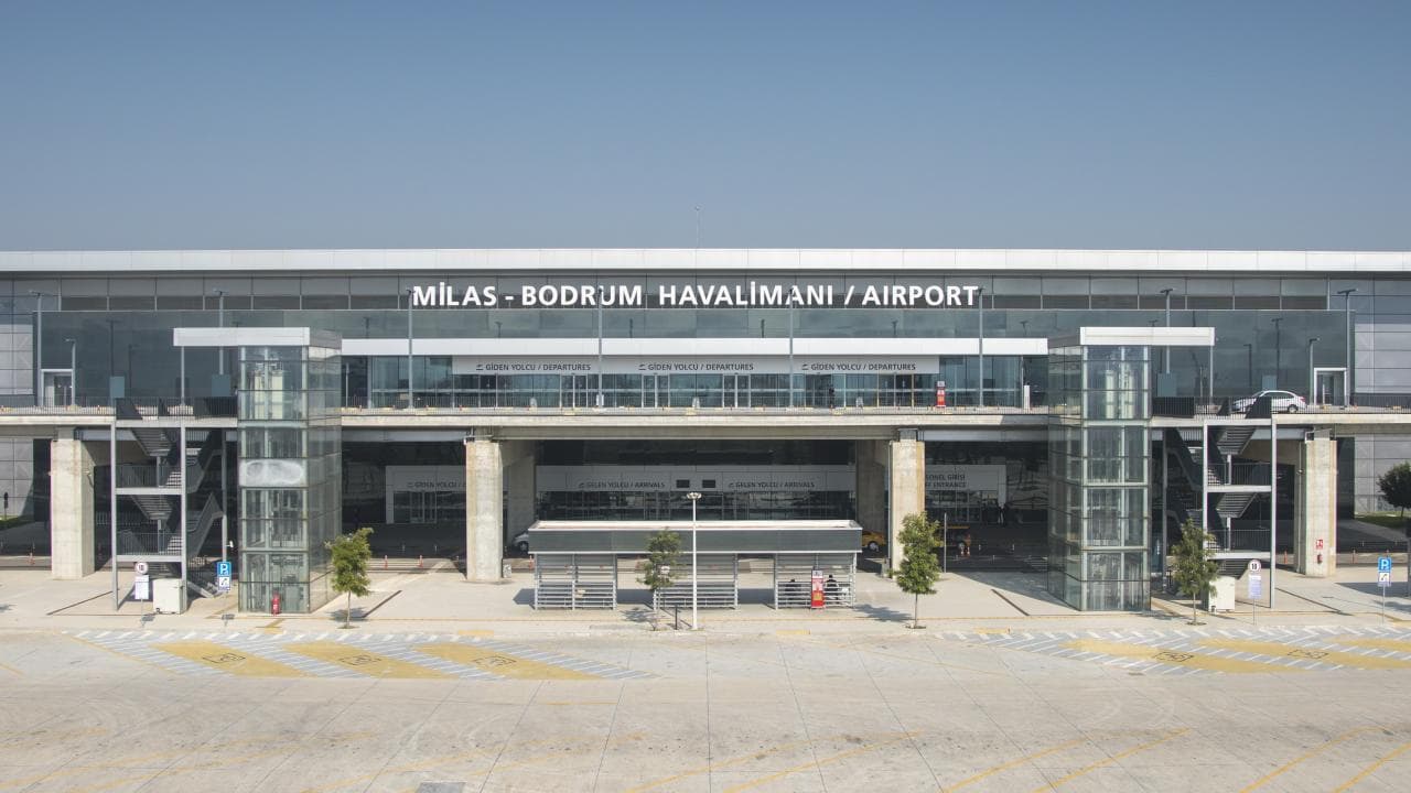 MilasBodrum Havalimanı haziran ayında 578 bin yolcuya hizmet verdi