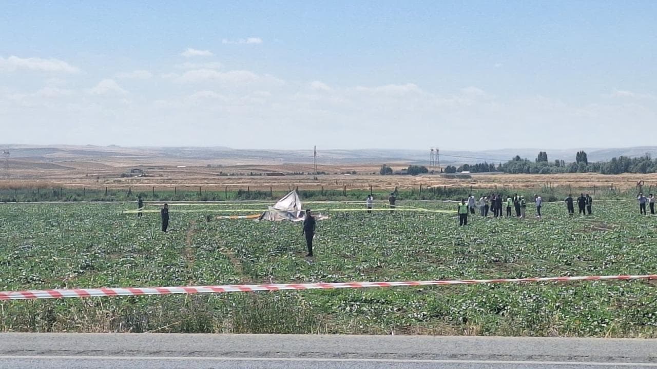 Ankara'da eğitim helikopteri kazasında 1 can kaybı