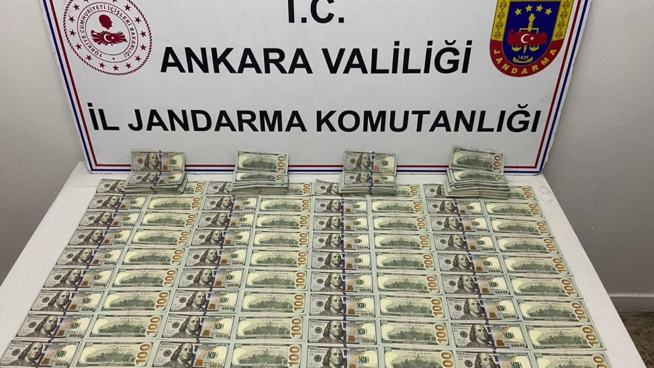 Ankara'da dev sahte para operasyonu: 80 bin dolar ele geçirildi