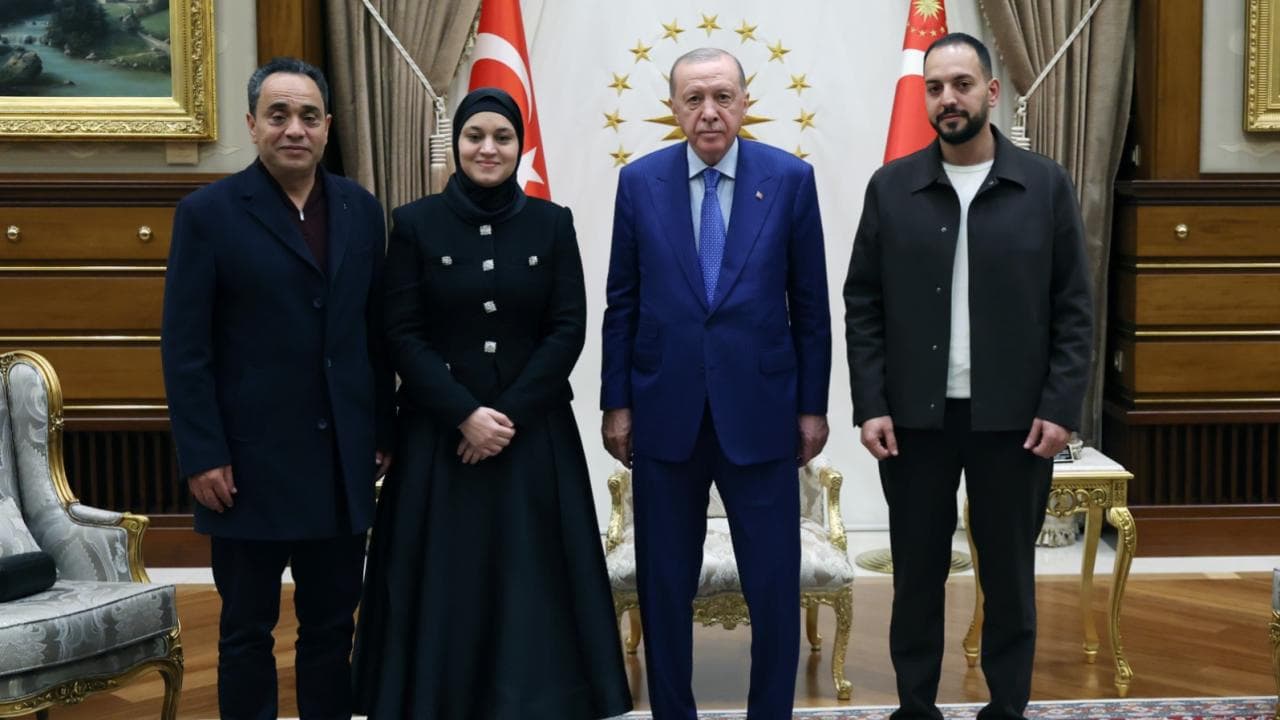 Cumhurbaşkanı Erdoğan, Filistinli Hind Rajab'ın ailesini kabul etti