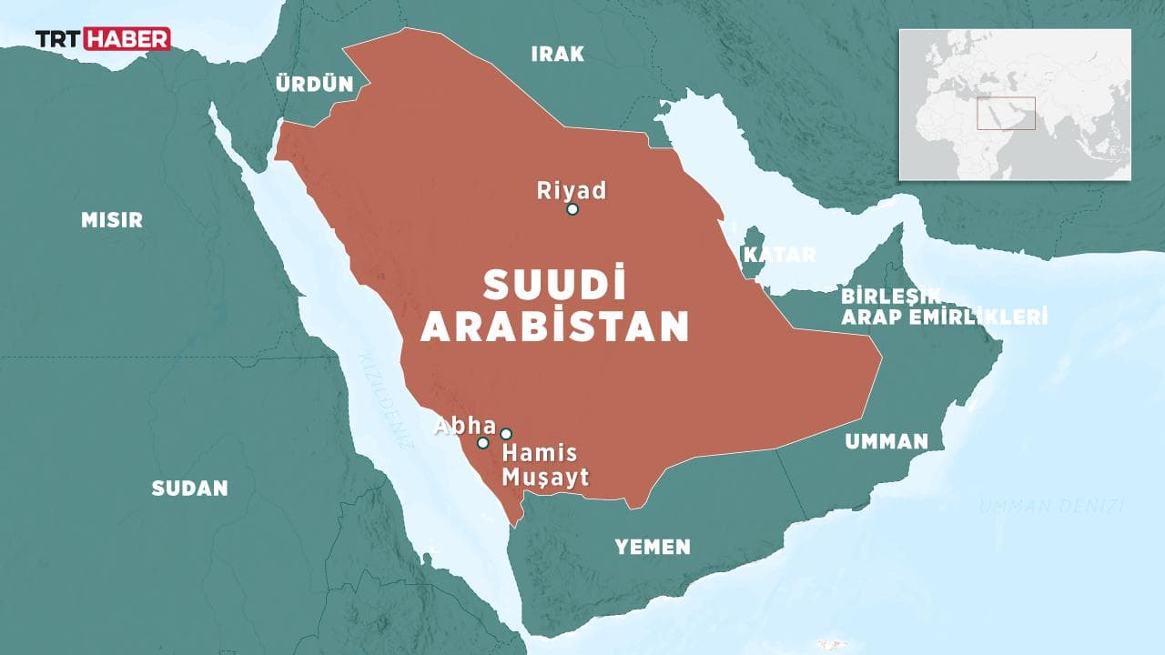 Suudi Arabistan'ın Hamis Muşayt kentinde erken uyarı sistemi devreye girdi