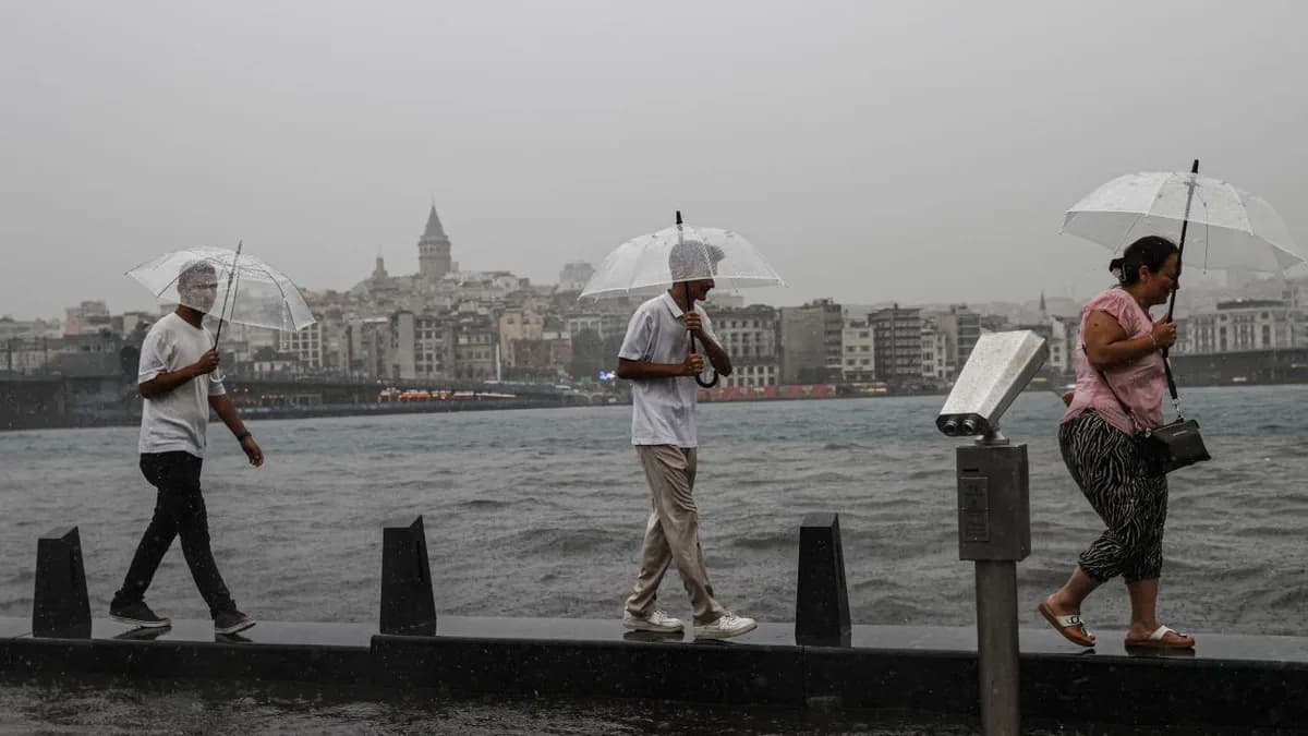 Meteoroloji'den 4 il için sarı uyarı: Kuvvetli yağış bekleniyor