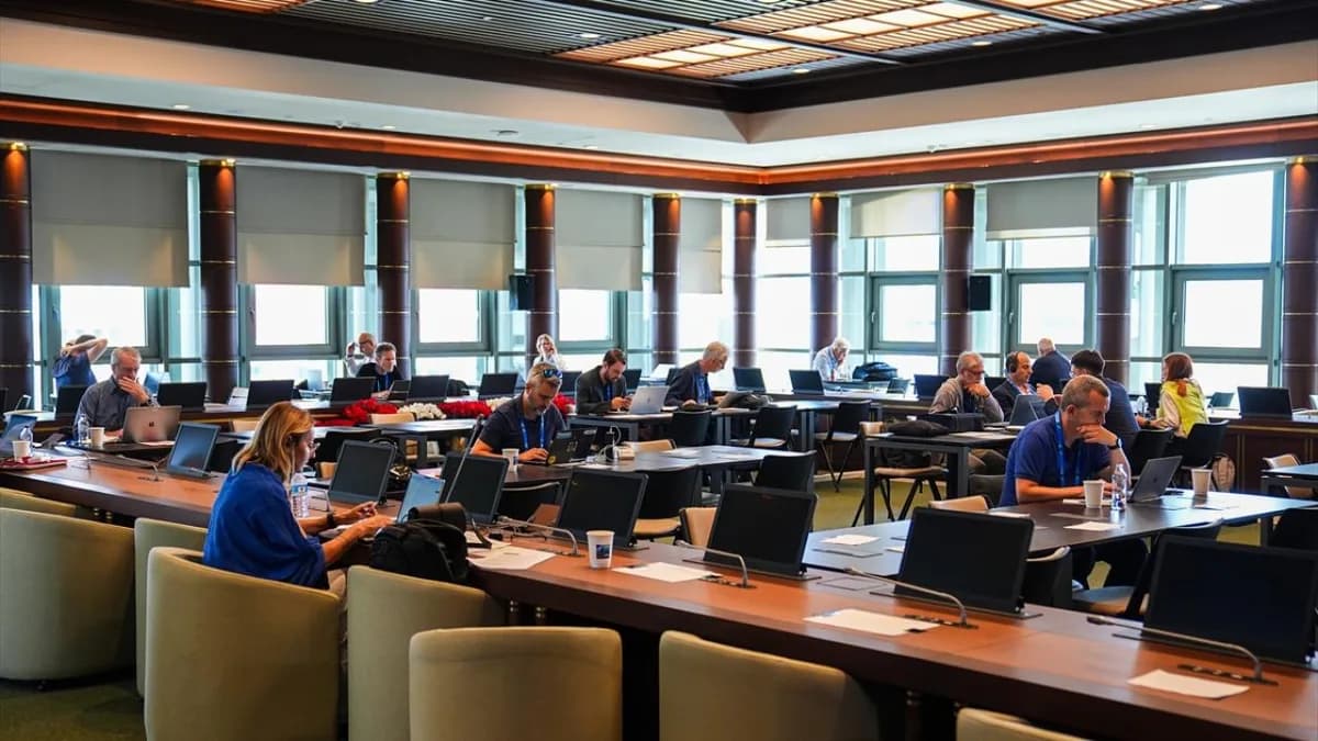 NATO Zirvesi'ni takip edecek basın mensupları için Uluslararası Medya Merkezi hazırlandı