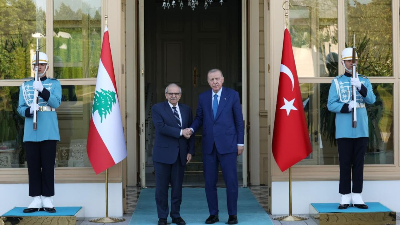 Cumhurbaşkanı Erdoğan Lübnan Başbakanı Salam'ı kabul etti