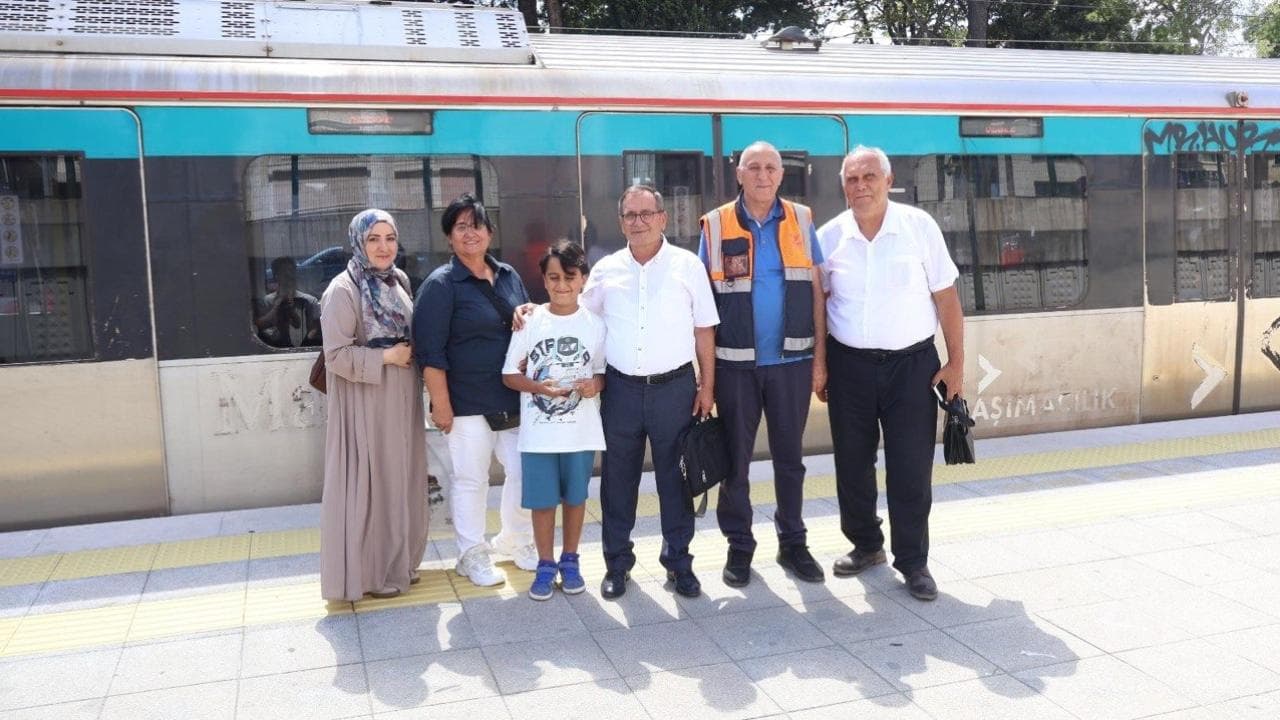 CİMER başvurusuyla otizmli Osmanın Marmaray hayali gerçek oldu